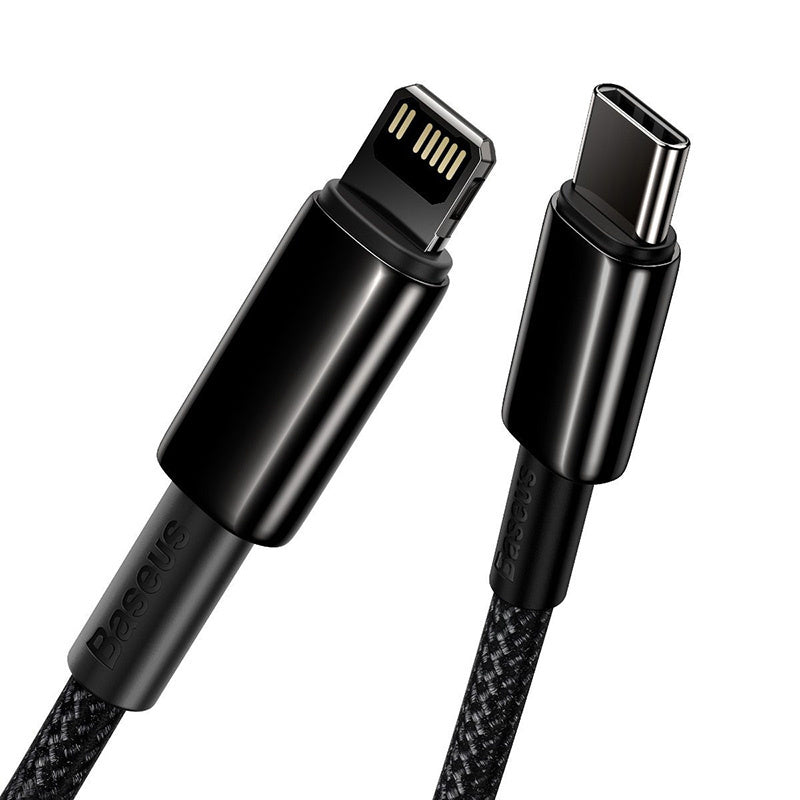 Baseus Tungsten Gold Cable Type-C to iP PD 20W 2m (black) - Product Image 4
