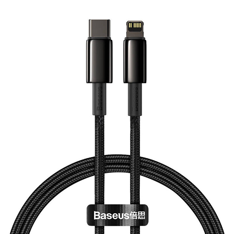 Baseus Tungsten Gold Cable Type-C to iP PD 20W 2m (black) - Product Image 2