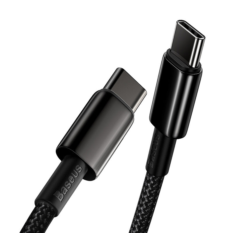 Baseus Tungsten Gold Cable Type-C to Type-C 100W 1m (black) - Product Image 6