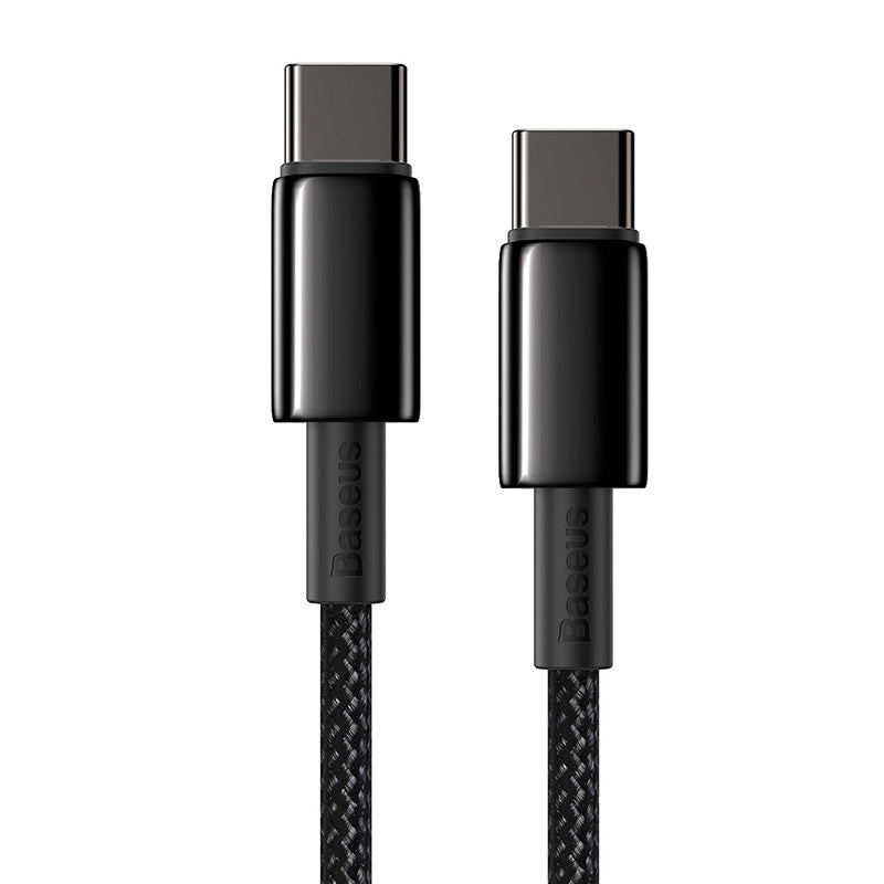 Baseus Tungsten Gold Cable Type-C to Type-C 100W 1m (black) - Product Image 3
