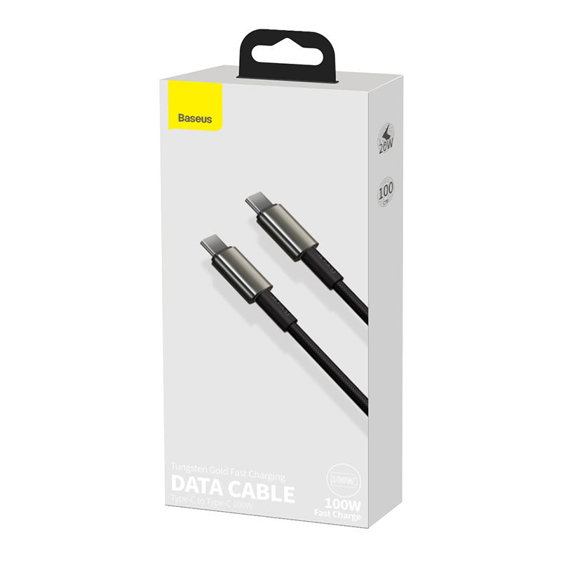 Baseus Tungsten Gold Cable Type-C to Type-C 100W 1m (black) - Product Image 7