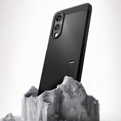 Spigen Tough Armor MagSafe case for Samsung Galaxy S25 Edge - black