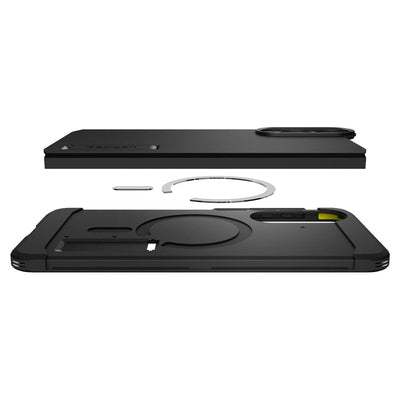 Spigen Tough Armor MagSafe case for Samsung Galaxy S25 Edge - black