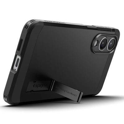 Spigen Tough Armor MagSafe case for Samsung Galaxy S25 Edge - black