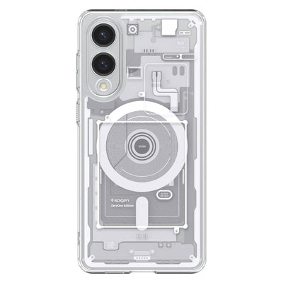 Spigen Ultra Hybrid Mag Case with MagSafe for Samsung Galaxy S25 Edge with Print - White