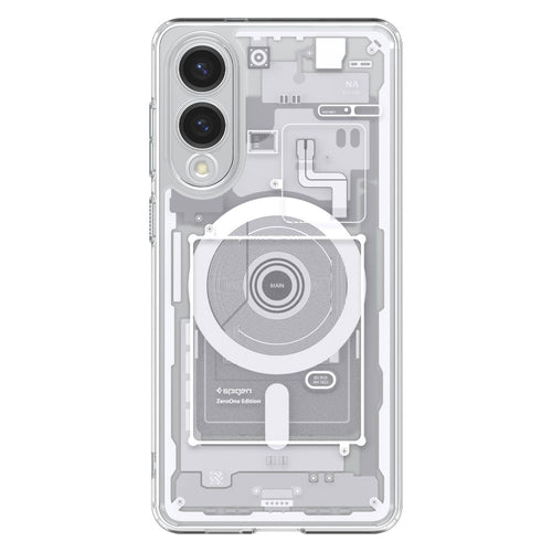 Spigen Ultra Hybrid Mag Case with MagSafe for Samsung Galaxy S25 Edge with Print - White