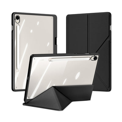 Dux Ducis Magi Case with Stylus Holder for Samsung Galaxy Tab S10 FE/S9/S9 FE - Black