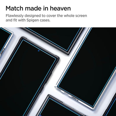 Spigen Glas.tR EZ Fit Tempered Glass for Samsung Galaxy S24 Ultra - 2 pcs.