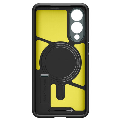 Spigen Tough Armor MagSafe Case for Samsung Galaxy S25 Edge - Green/Black