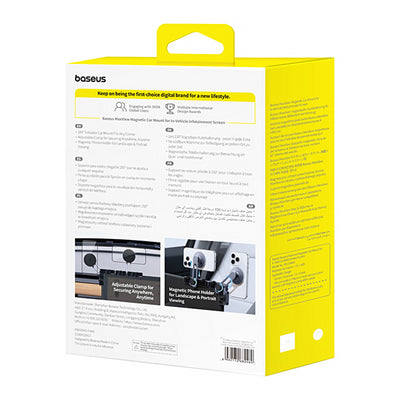 Baseus MaxView Magnetic Car Display Mount Holder - Gray