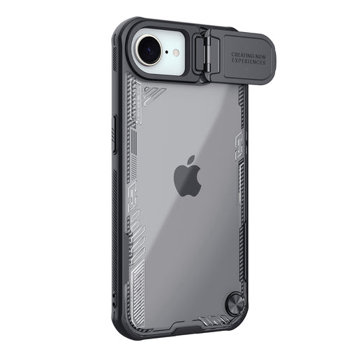 Nillkin Iceblade Prop Case with Lens Cover and Stand for iPhone 16e - Black