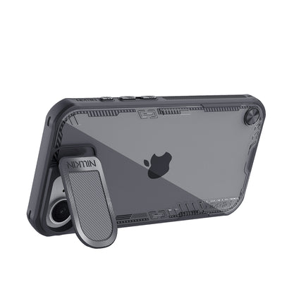 Nillkin Iceblade Prop Case with Lens Cover and Stand for iPhone 16e - Black