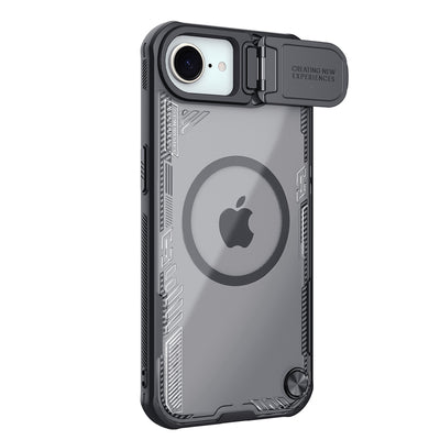 Nillkin Iceblade Prop Magnetic Case with Lens Cover and Stand for iPhone 16e - Black