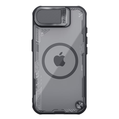 Nillkin Iceblade Prop Magnetic Case with Lens Cover and Stand for iPhone 16e - Black