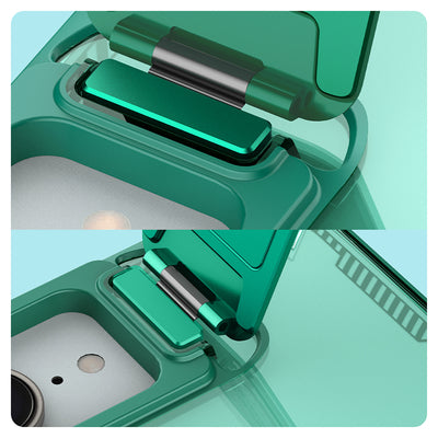 Nillkin Iceblade Prop Magnetic Case with Camera Cover and Stand for iPhone 16e - Green