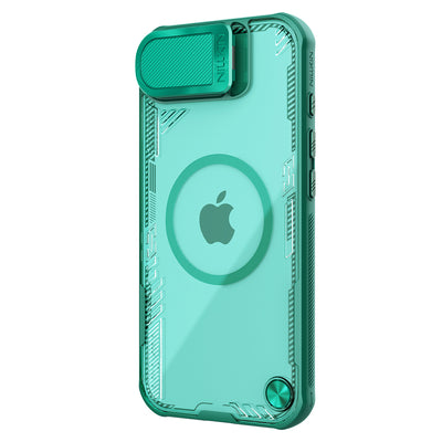 Nillkin Iceblade Prop Magnetic Case with Camera Cover and Stand for iPhone 16e - Green