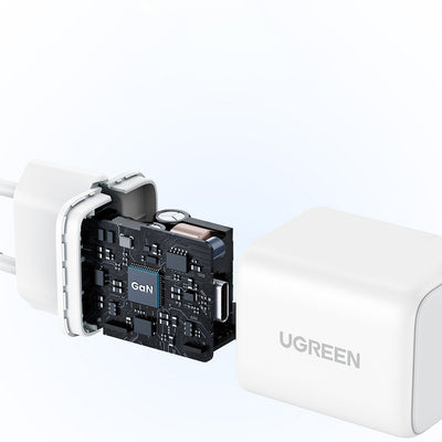 Ugreen Nexode N Series X512 20W GaN 1x USB-C Wall Charger - White