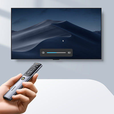 Baseus Orange Dot Laser Pointer with AI and Automatic Translation - Gray (with battery)