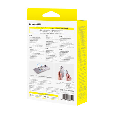 Baseus MagPro II Magnetic Ring with Stand Function - Titanium