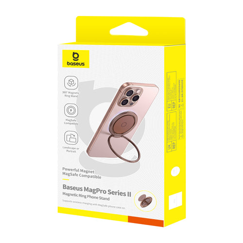 Baseus MagPro II Magnetic Ring with Stand Function – Red Gold