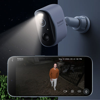 Baseus Security N1 2K Outdoor Camera – White