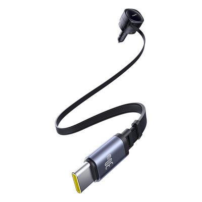 Baseus Enjoyment Max 90W Car Charger 2x USB-C + USB-C and Lightning Cable - Black