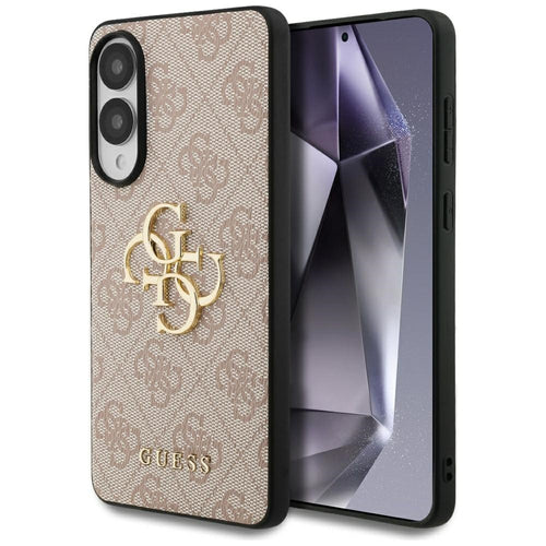 Guess Big 4G Logo Classic Logo Case for Samsung Galaxy S25 Edge - Pink