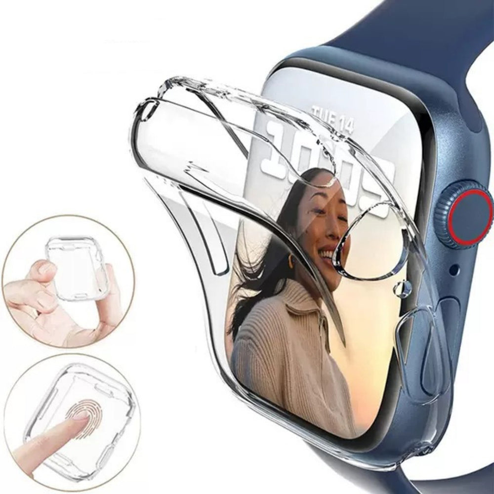 Ultra Clear Watch Case for Apple Watch 44mm (Series 4/5/6/SE) - Clear — Hurtel