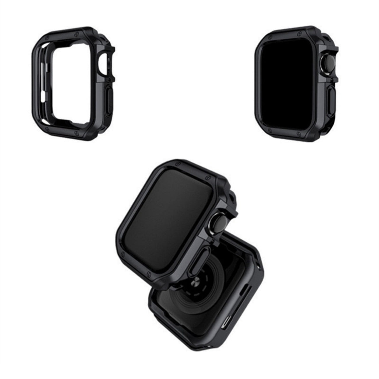 Soft Strong Watch Case for Apple Watch 41 mm (Series 7/8/9) - black — Hurtel