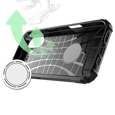 Hybrid Armor case for iPhone 17 - black — Hurtel