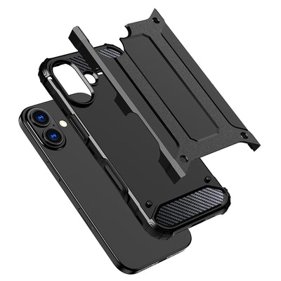 Hybrid Armor case for iPhone 17 - black — Hurtel