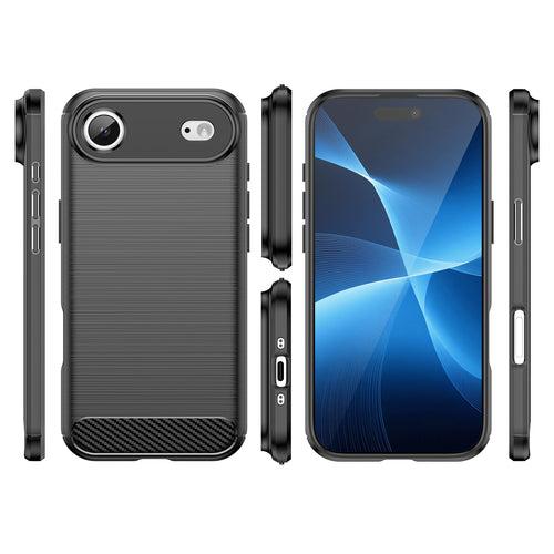 Carbon Case for iPhone 17 Air - Black — Hurtel