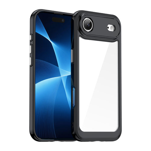 Outer Space Case for iPhone 17 Air - Black Transparent — Hurtel