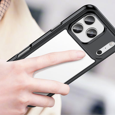Outer Space Case for iPhone 17 Pro - Black Transparent — Hurtel