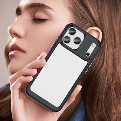 Outer Space Case for iPhone 17 Pro - Black Transparent — Hurtel