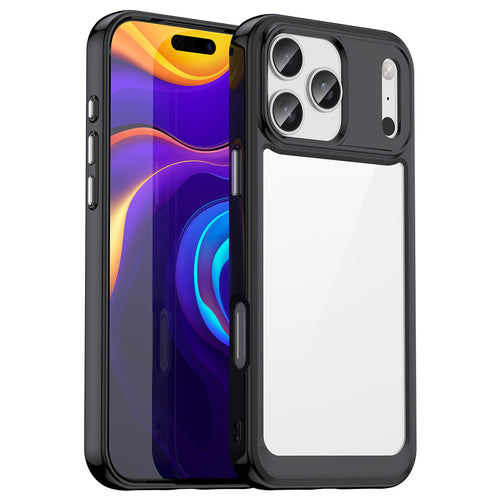 Outer Space Case for iPhone 17 Pro Max - Black Transparent — Hurtel
