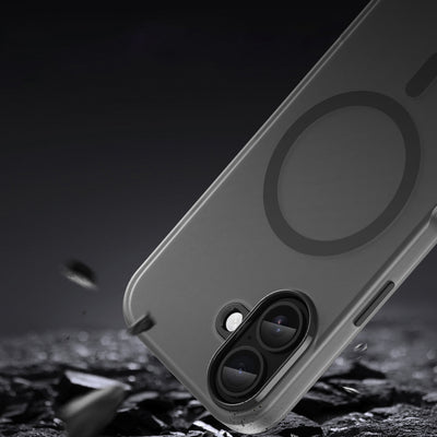 Magnetic Abrasive iPhone 17 Case Compatible with MagSafe - Matte Black — Hurtel