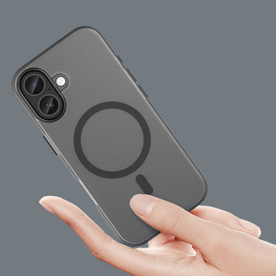 Magnetic Abrasive iPhone 17 Case Compatible with MagSafe - Matte Black — Hurtel