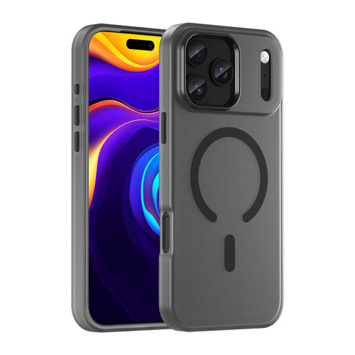 Magnetic Abrasive iPhone 17 Pro Max Case Compatible with MagSafe - Matte Black — Hurtel