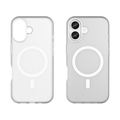 Magnetic Abrasive iPhone 17 Case Compatible with MagSafe - Matte White — Hurtel
