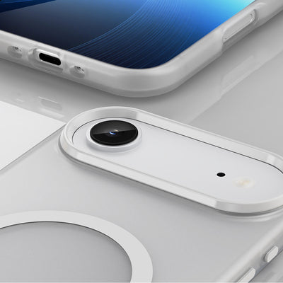 Magnetic Abrasive iPhone 17 Air Case Compatible with MagSafe - Matte White — Hurtel