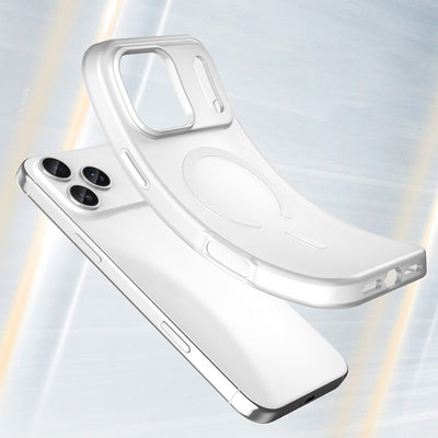 Magnetic Abrasive iPhone 17 Pro Case Compatible with MagSafe - Matte White — Hurtel