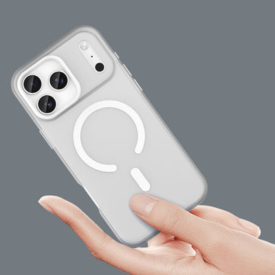 Magnetic Abrasive Case for iPhone 17 Pro Max Compatible with MagSafe - Matte White — Hurtel