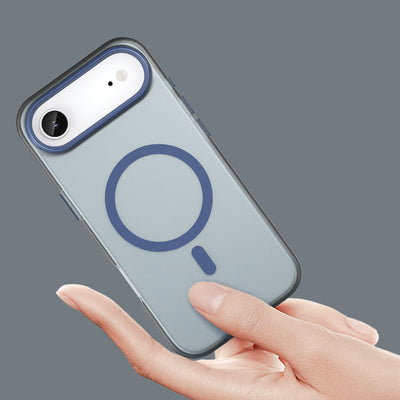 Magnetic Abrasive iPhone 17 Air Case Compatible with MagSafe - Matte Blue — Hurtel