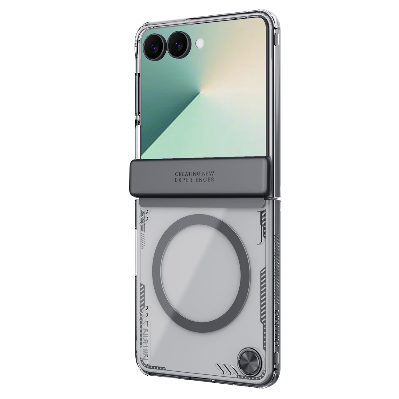 Nillkin Iceblade Magnetic Case for Samsung Galaxy Z Flip 7 Compatible with MagSafe - Black