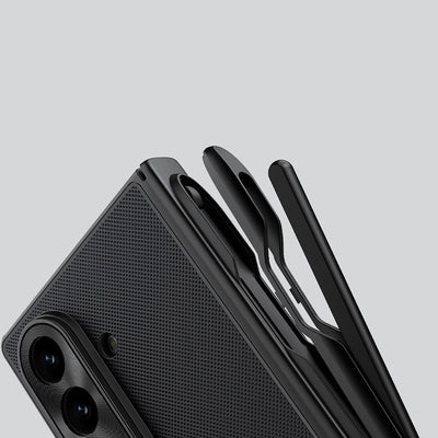 Nillkin Super Frosted Shield Fold Magnetic Case for Samsung Galaxy Z Fold 7, MagSafe Compatible, with S Pen Space - Black