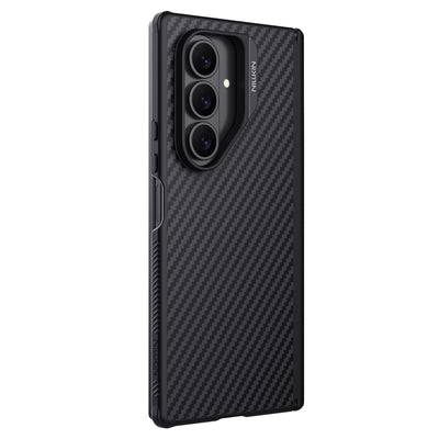 Etui Nillkin Synthetic Fiber Pro Magnetic na Samsung Galaxy Z Fold 7 kompatybilne z MagSafe - czarne