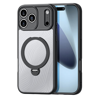 Dux Ducis Aimo Mag Case with Magnetic Ring and Stand for iPhone 17 Pro – Black