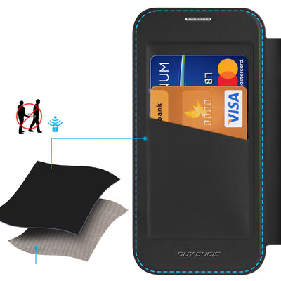 Dux Ducis Skin X Pro iPhone 17 Case with Wallet, MagSafe Compatible - Black