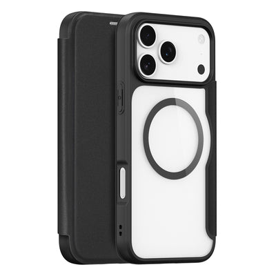 Dux Ducis Skin X Pro Case for iPhone 17 Pro with Wallet, MagSafe Compatible - Black